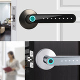 TD® Serrure de porte intelligente serrure de mot de passe d'empreinte digitale de porte intérieure est simple et pratique à installe