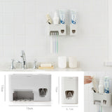 TD® Porte-dentifrices Distributeur automatique fixé porte-brosses à dents murals rangements salle de bain douche propreté pratique
