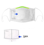 TD® Masque en tissu lavable hommes et femmes cadeau miracle 3D impression de mode en plein air hommes et femmes masque de paillettes
