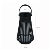 TD® Lumières de tente de camping en plein air Lumières de camping rétro Lumières de charge Bluetooth portables Lumières de flamme