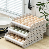 Réfrigérateur cuisine monocouche boîte de rangement support à œufs support tiroir boîte de rangement ménage boîte à œufs