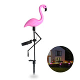 TD® Lampe de Jardin Solaire LED/ Forme Flamant Rose Lanterne Décoratif Extérieur Jardin Sentier Éclairage Patio Pelouse