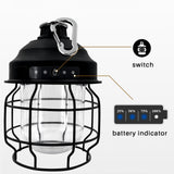 TD® Lampes de camping en plein air camping rétro lampes de tente portables éclairage LED lampes suspendues réglables à trois vitesse