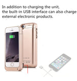 TD® batterie externe iphone samsung coque arrière multifonction 3en1 ultra fine rechargeable chargeur portable étui housse sécurité