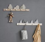 Supports de suspension crochets muraux nordiques accroche-clés d'accès crochets muraux de chambre à coucher gris sans poinçon