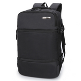 TD® Sac à Dos Homme Sac à dos，Ordinateur Sac charge USB, port audio Sac de Voyage Alpiniste/ Randonnée –  Bleu