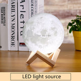 TD® Lumière lunaire Lune lumière LED intensité ajustable autonome décoration intérieur cadeaux écologique lampe de chevet design