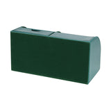 TD® Boîte de rangement de bureau papeterie de bureau apprentissage ins porte-stylo mignon en cuir PU grand porte-stylo vert foncé bo