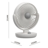 TD® Ventilateur de charge USB chambre dortoir ventilateur de bureau ventilateur d'aromathérapie réglable
