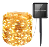 TD® Guirlande lumineuse LED 5-10-20-30-40-50M guirlande lumineuse solaire guirlande fil de cui - Modèle: Blue 50M 500LED