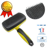 TD® Brosse Chien et Chat Peigne de Toilettage Rétractable pour Les Animaux Enlèvement Efficace Autonettoyante Jusqu'à 95% Poils Fins