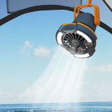 TD® Lampe de ventilateur multifonctionnelle ventilateur de charge de vent fort pratique lampe de tente extérieure de camping