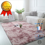 TD® Tapis de tapis de salon de table basse de tapis de gradient de tie-dye panaché de Nordic Ins