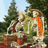 TD® Squelette en plastique Décoration Halloween/ Peur réalisme style moderne intérieur extérieur grandes fêtes soirées hantées