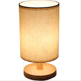 TD® Lampe de lecture de lampe de bureau design compact, veilleuse LED à base en bois avec télécommande de chargement USB