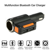 TD® Transmetteur bluetooth voiture FM allume cigare musique usb sans fil téléphone adaptateur radio chargeur MP3 mains libres iphone