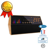 INN® Bluetooth haut-parleur grain de bois radio-réveil microphone intelligent amplificateur audio boîte cadeau électronique