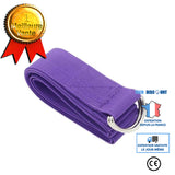 TD® Accessoires Fitness - Musculation,Bracelet de Tension de Yoga ceinture de Fitness réglable sport sangles flexibles - Type purple