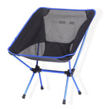 TD® Camping pêche lune chaise barbecue extérieur portable chaise arrière pliante