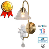 Applique Angel tout bronze Luxe léger Simplicité moderne le restaurant chambre chevet rayon Mur TV