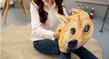 TD® Bouillotte chauffe-mains en forme de chien micro-onde chauffage peluche bébé enfant chauffe-pieds modèle 3D coussin doudou anima