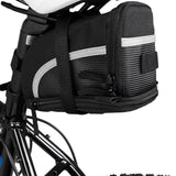 TD® Tube supérieur étanche sac de queue de vélo de montagne sac de cadre sac de selle arrière de vélo réfléchissant de nuit sac de v