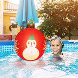 TD® LED ballon gonflable lumineux PVC gonflable décoration de Noël jouet balle ballon 60cm en plein air amusant impression jouet bal