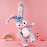 TD® Peluche lapin oreiller pliant oreille lapin saint valentin poupée grande poupée cadeau pour les filles