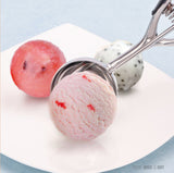 TD® Cuillère à glace inox tefal pro en acier creuser gâchette fruits crème de pastèque purée de pommes de terre à bille scoop gâteau