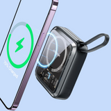 TD® 22.5W charge rapide ultra-mince transparent charge trésor aspiration magnétique charge sans fil trésor 10000mA