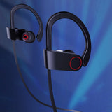 TD® Casque Bluetooth Casque de sport suspendu à l'oreille Casque Bluetooth sans fil Étanche et longue veille