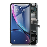 TD® Ensemble d'écran de téléphone portable adapté à l'écran tactile clair couleur sensible haute définition Apple iphone 12