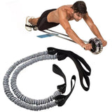 TD® Corde auxiliaire de rebond de roue abdominale corde élastique de forme physique roue de muscle abdominal corde de tension anti-c