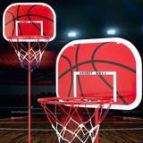 TD® Support de basket réglable pour enfants jouets de sport de tir intérieur et extérieur (1,2 mètres) s1201 panier en plastique 1 b