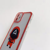 Convient  pour  Apple  11,  Apple  12  thème  de  jeu  de calmar téléphone portable étui de protection pour téléphone portabl