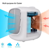 TD® Mini refroidisseur d'air USB bureau petit climatiseur de réfrigération Portable humidification eau froide ventilateur électrique