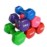 TD® Équipement de fitness à domicile pour haltères de protection de l'environnement pour rouge Unisexe   5kg*2