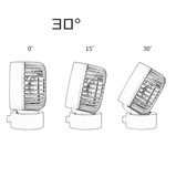 INN® Ventilateur de Table USB Mini Portable Silencieux Mobile à 2 Vitesses - Ventilateur de Bureau