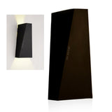 TD® Applique Murale Led Moderne Noire 10W Applique Murale À Deux Têtes avec Géométrie pour Couloir Chambre Lampe De Couloir Lampe De