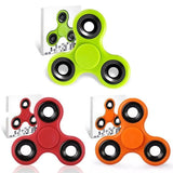 TD® Lot 3 Fidget Spinner/Jouet Triangle Pour Adultes Enfants/ Jouet de Doigts/Décompression, Anti-Stress VERT - ORANGE - ROUGE