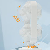 TD® Ventilateur de bureau rotatif à double tête ventilateur de charge usb étudiant de bureau extérieur
