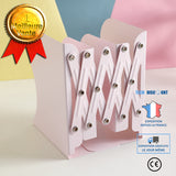 TD® Support  livre étagère rétractable simple support de livre d'étudiant simple repose-livre étagère de bureau étagère rétractable