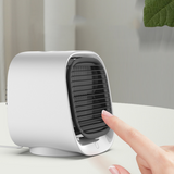 INN® Mini refroidisseur d'air d'humidification Climatiseur de bureau portable Refroidisseur d'air à ions négatifs USB
