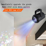 TD® LED16 motif flocon de neige Projection lumière noël Blizzard rotatif lumière décorative veilleuse fête Laser scène lumière