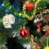 Ornements Produits en bois Pendentifs Souvenirs de maison en bois Papier toilette Ornements pour arbres de Noël Petits penden