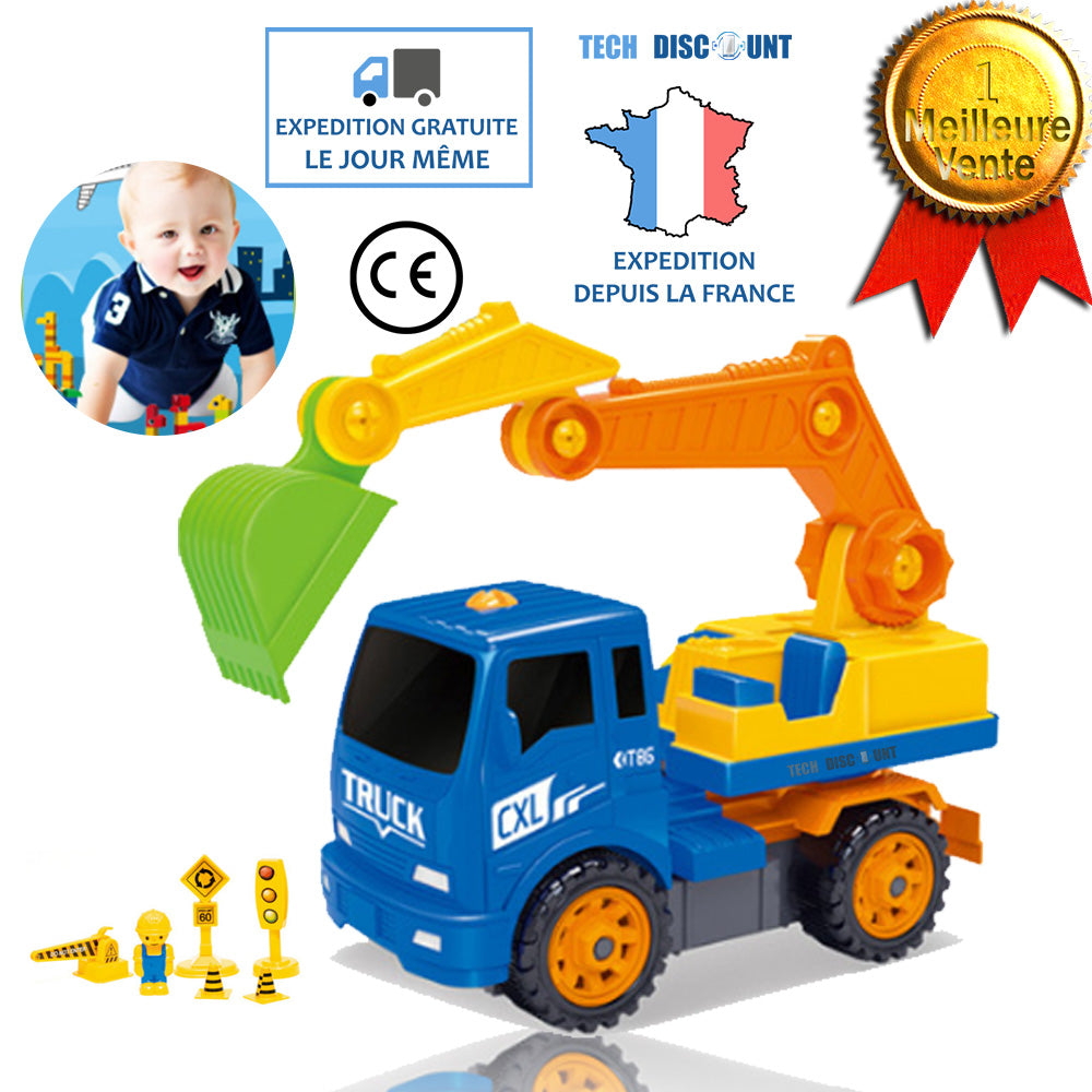 TD® Jouet pour enfant éducatif précoce bebe voiture camion