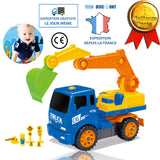 TD® Jouet pour enfant éducatif précoce bebe voiture camion démontage guidage garçon conduite amusement ludique freinage apprentissag