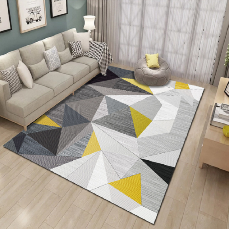 Nordic entrée chambre maison imprimé salon tapis en gros moderne géométrique canapé table basse couverture 160 * 230 cm