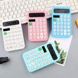 Calculatrice Bonbons Couleur Mini Calculatrice Mignon Simple Portable Informatique Portable Matière Plastique Fournitures Sco