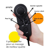 TD® APPAREIL DE MASSAGE fauteuil siege massant chauffant démontable multifonction pour le dos et le cou